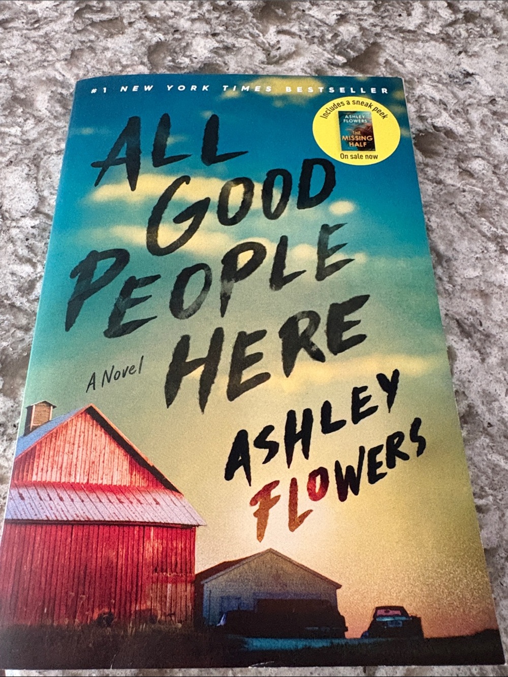 All Good People Here - Teal and Red Paperback Novel